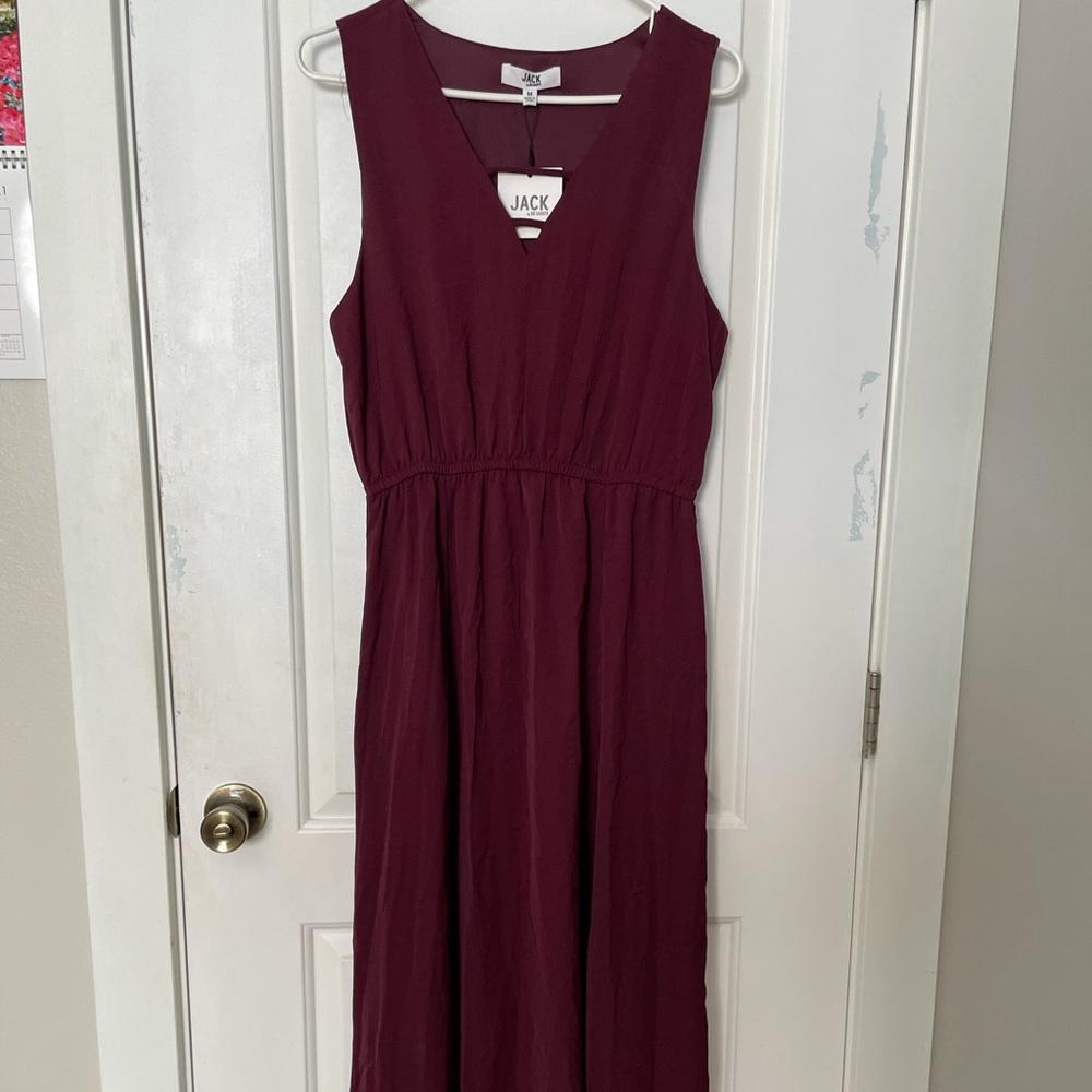 NWT burgundy maxi dress